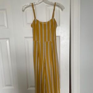 BERSHKA Stripped Jumpsuit